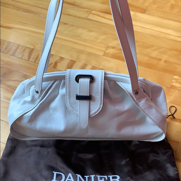 NWOT White Leather Purse from Danier - Picture 1 of 7